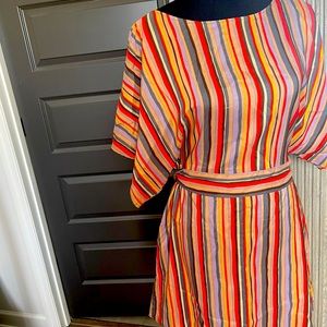 BCBG MaxAzria dress. So cute!! Great colors for Summer.! AMAZING with a tan!